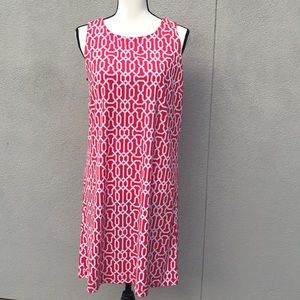 George dress red and white medium